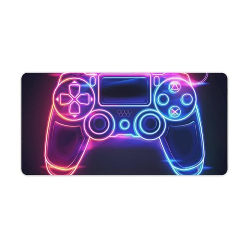 EJFICAHG Untersetzer Gamepad Neon Mauspad Rutsch-Gummi-Basis Mauspad Desktop Mauspad von EJFICAHG