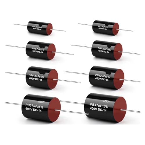 2Pcs MKP Series Audiophile Frequency-Divided Audio Capacitor Divider 400V 0.1uF-47uF Speaker Audio EKFBQBGW(0.22UF 400V) von EKFBQBGW