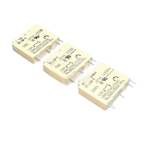 10 Stück Relais NY5W-K NY12W-K NY24W-K DC5V 12V 24V 5A 4pin(NY24W-K 4pin) von EKJSBWGN