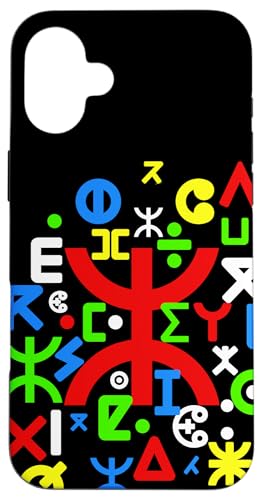 Hülle für iPhone 16 Plus Motive der KABYLE-Töpferwaren – Aufschrift "Encienne" von EL DJAMA - AMAZIGH ART