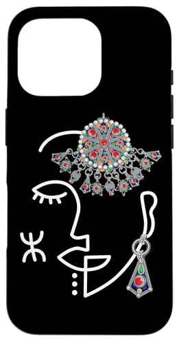 Hülle für iPhone 16 Pro Damenschmuck, Kabyle und Ttifinagh Z Amazigh von EL DJAMA - AMAZIGH ART