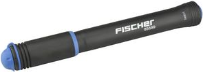 FISCHER Mini-Fahrrad-Luftpumpe FLEX, schwarz/blau mit Anschluss-Schlauch f�r komfortable Bedienung, durch - 1 St�ck (85589) von Fischer
