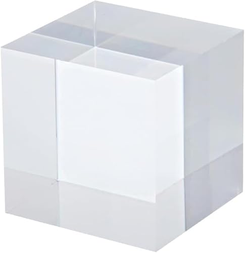 Klarer Acryl-Würfel Display-Block , Display-Block-Würfel, durchsichtige, solide Display-Blöcke for Sammlerstücke, Blöcke, Tisch-Parfümständer, Fotografie-Requisiten(10 x 10 x 7cm) von ELDFLRURB