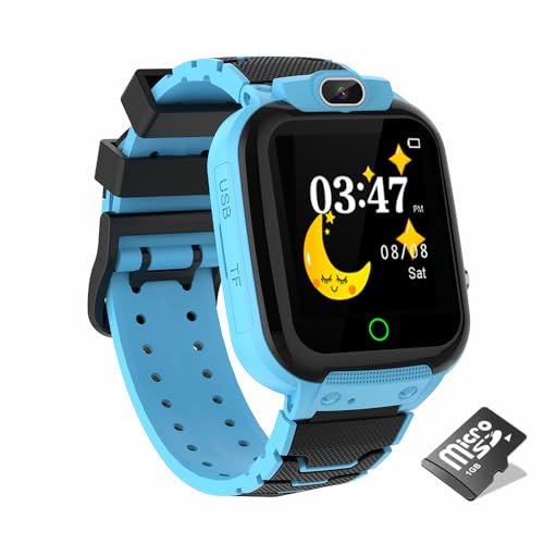 ELEJAFE Smartwatch Kinder mit 16 Spiele, Smart Watch Kinderuhr mit MP3 Musik HD Kamera Video Alarm, Kinder Smartwatch Geschenke für Jungen und Mädchen von 3-15 Jahren von ELEJAFE