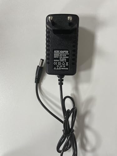 ELINKUME DC 12V 1A Netzteil Adapter 12W Transformator mit 5.5x2.5mm Stecker,AC 100-240V,Universal Konverter für LED-Streifenleuchten,CCTV-Kameras,Router,Schreibtischleuchten,Schwarz von ELINKUME