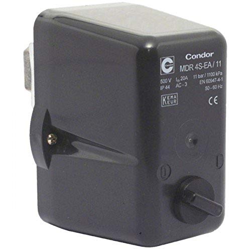 ELMAG Druckschalter CONDOR MDR 4/11 bar, 400 Volt, Grau, Schwarz von ELMAG