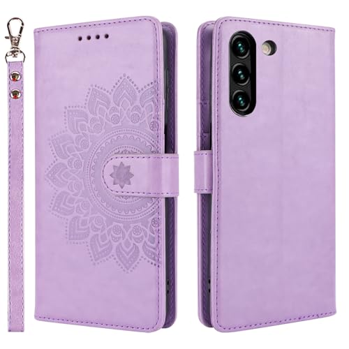 ELTEKER Handyhülle für Samsung Galaxy S22 Hülle, Klapphülle Lederhülle mit Kartenfäch Handytasche Schutzhülle für Samsung Galaxy S22, Violett ELTEKER Handyhülle für Samsung Galaxy S22 Hülle, Klapphülle Lederhülle mit Kartenfäch Handytasche Schutzhülle für Samsung Galaxy S22, Violett von ELTEKER