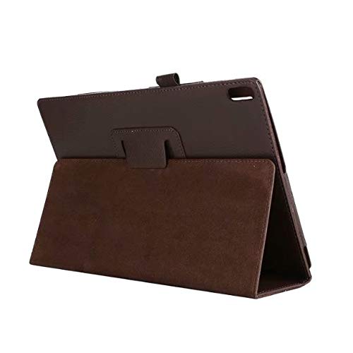 EMFYL Fall for Lenovo-Case-Tab 4 10 TB-X704F X704L / Plus TB-X304F X30 4l, Pu. Ledertablettenabdeckung Flip Case for Lenovo Tab4 10 x70. 4f x304f. (Farbe : Tab 4 Plus 10 Brown) von EMFYL