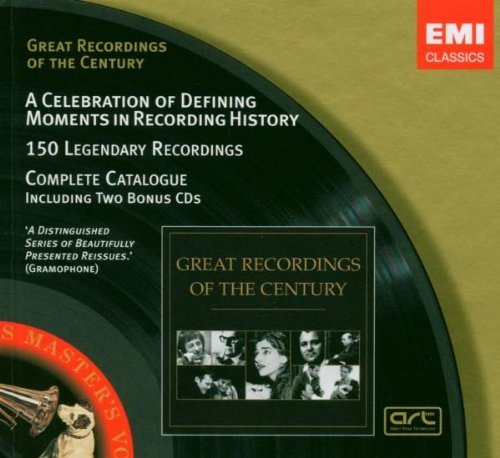 Great Recordings Of The Century - Katalog-Sampler (2 CDs+Katalog) von EMI CLASSICS