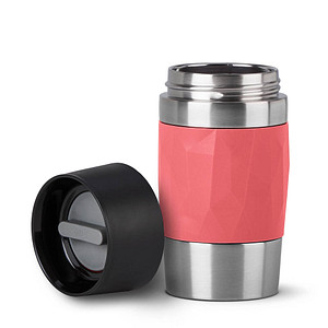 emsa Isolierbecher Travel Mug Compact rot 0,3 l von EMSA