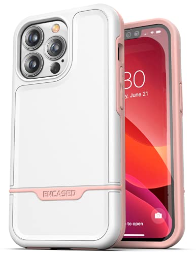 ENCASED Rebel Hülle für iPhone 13 Pro Max– Schutzhülle Handyhülle Stoßfest Case (Rosa) von ENCASED