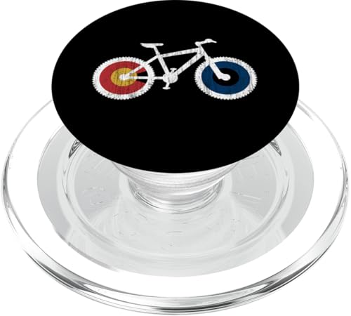 RIDE COLORADO Radfahren MTB Colorado Mountainbike inspiriert PopSockets PopGrip für MagSafe von ENDU Designs - Cycling Inspired Apparel