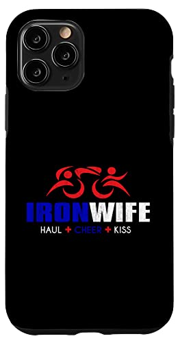 Hülle für iPhone 11 Pro IRONWIFE Tri IronSherpa Triathlon USA Haul Cheer Triathlete von ENDU Designs - Triathlon Inspired Apparel