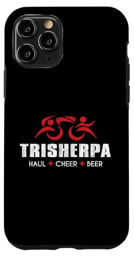 Hülle für iPhone 11 Pro TRISHERPA Tri Sherpa Triathlon Inspired - Haul Cheer Beer von ENDU Designs - Triathlon Inspired Apparel