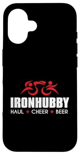 Hülle für iPhone 16 IRONHUBBY - Triathlon Iron Sherpa Support Inspired Design von ENDU Designs - Triathlon Inspired Apparel