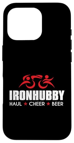 Hülle für iPhone 16 Pro IRONHUBBY - Triathlon Iron Sherpa Support Inspired Design von ENDU Designs - Triathlon Inspired Apparel