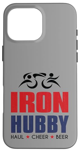 Hülle für iPhone 16 Pro Max IRONHUBBY Triathlete Triathlon Iron Husband Sherpa Inspired von ENDU Designs - Triathlon Inspired Apparel