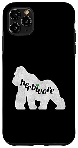 HERBIVORE Primate Veganes Gemüse – inspiriert von pflanzlichen Essern Hülle für iPhone 11 Pro Max von ENDU Designs - Vegan Inspired Apparel