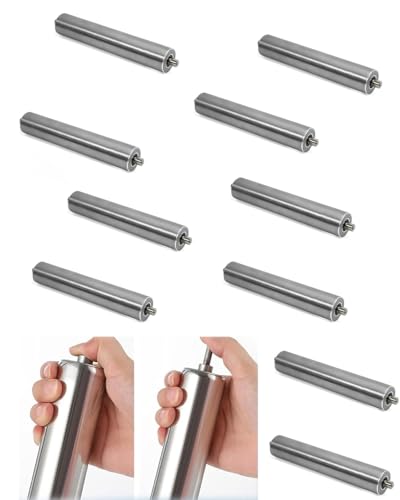 Förderband 2 Zoll Durchmesser Ersatzrohr für Schwerkraftübertragung, Förderrolle für Selbstgebauten Steinpolierer, 4 5 6 10 12 14 16 18 20 24 48 Zoll Lang(10PCS,L500mm (19 3/4")) von ENHEN