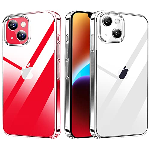 Wecare für iPhone 14 Plus Hülle Transparent Vergilbungsfrei, Crystal Clear Ultradünne TPU Schutzhülle iPhone 14 Plus Hülle, Kratzfestigkeit Stoßfeste Handyhülle iPhone 14 Plus Case, Diamond Series von EPAUTO