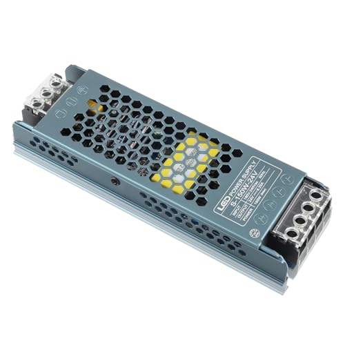 EPLZON 24 V DC 150 W LED Netzteil, LED Transformator 6,25 A Adapter für LED Streifen, LED Streifen, Schrankleuchten, LED Glühbirnen und Innenlampen von EPLZON