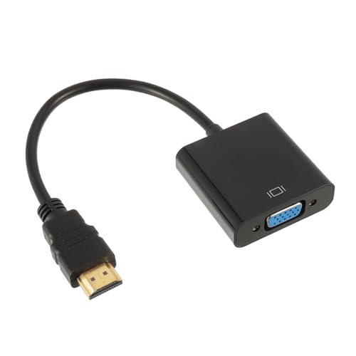 EPLZON HDMI zu VGA, Full HD HDMI auf VGA Unidirektional Adapter 1080P, Stecker auf Buchse für Computer Desktop Laptop PC Monitor HDTV Digital zu Analog Konverterkabel auf Projektor Display von EPLZON