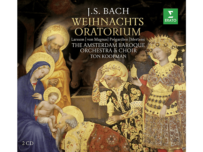 Ton Koopman, Christoph Prégardien, Lisa Larsson, Amsterdam Baroque Orchestra & Choir, Von Magnus Elisabeth, Klaus Mertens - Weihnachtsoratorium BWV 248 (CD) von ERATO