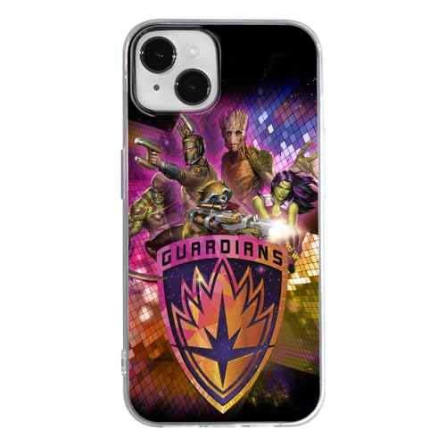 ERT GROUP Handyhülle für Apple iPhone 14 Original und offiziell Lizenziertes Marvel Muster Guardians of The Galaxy 013 optimal an die Form des Handy angepasst, hülle aus TPU von ERT GROUP