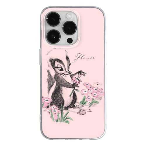 ERT GROUP Handyhülle für Apple iPhone 14 PRO MAX Original und offiziell Lizenziertes Disney Muster Flower Skunk 001 optimal an die Form des Handy angepasst, hülle aus TPU von ERT GROUP