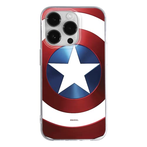 ERT GROUP Handyhülle für Apple iPhone 14 PRO MAX Original und offiziell Lizenziertes Marvel Muster Captain America 025 optimal an die Form des Handy angepasst, hülle aus TPU von ERT GROUP