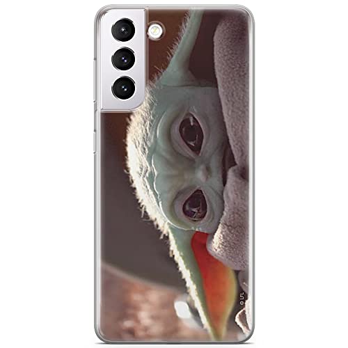 ERT GROUP Handyhülle für Samsung S21 Original und offiziell Lizenziertes Star Wars Muster Baby Yoda 021 optimal an die Form des Handy angepasst, hülle aus TPU von ERT GROUP