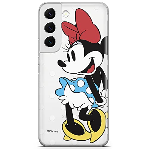 ERT GROUP Handyhülle für Samsung S22 Original und offiziell Lizenziertes Disney Muster Minnie 034 optimal an die Form des Handy angepasst, teilweise transparent von ERT GROUP