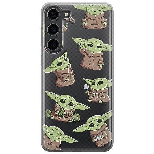 ERT GROUP Handyhülle für Samsung S23 Original und offiziell Lizenziertes Star Wars Muster Baby Yoda 029 optimal an die Form des Handy angepasst, teilweise transparent von ERT GROUP