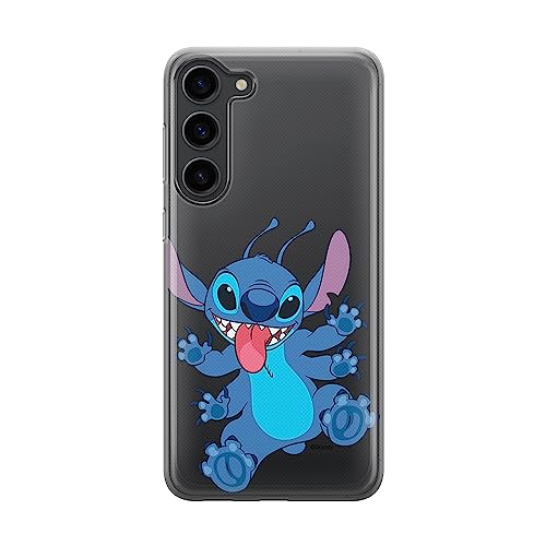 ERT GROUP Handyhülle für Samsung S23 Plus Original und offiziell Lizenziertes Disney Muster Stitch 019 optimal an die Form des Handy angepasst, teilweise transparent von ERT GROUP