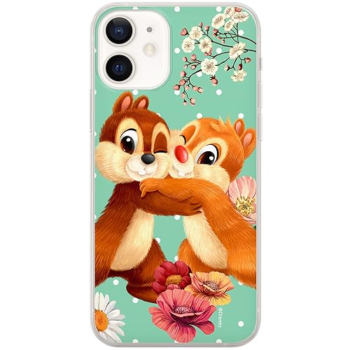 ERT GROUP Handyhülle für iPhone 12 Mini Original und offiziell Lizenziertes Disney Muster Chip & Dale 003 optimal an die Form des Handy angepasst, hülle aus TPU ERT GROUP Handyhülle für iPhone 12 Mini Original und offiziell Lizenziertes Disney Muster Chip & Dale 003 optimal an die Form des Handy angepasst, hülle aus TPU von ERT GROUP