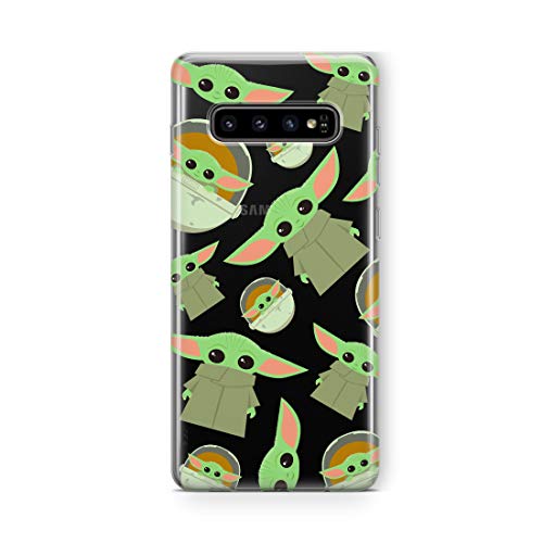 ERT GROUP Original und Offiziell Lizenziertes Star Wars Baby Yoda Handyhülle für Samsung S10, Case, Hülle, Cover aus Kunststoff TPU-Silikon, schützt vor Stößen und Kratzern, mehrfarbig, SWPCBYODA1870 von ERT GROUP