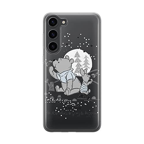 ERT Group Handyhülle für Samsung S23 Original und offiziell Lizenziertes Disney Muster Winnie The Pooh & Friends 008 optimal an die Form des Handy angepasst, teilweise transparent von Babaco