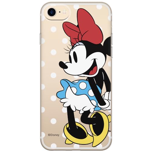 Original und Offiziell Lizenziertes Disney Minnie und Mickey Maus Handyhülle für iPhone 7, iPhone 8, iPhone SE2, Case, Hülle, Cover aus Kunststoff TPU-Silikon, schützt vor Stößen und Kratzern von ERT GROUP