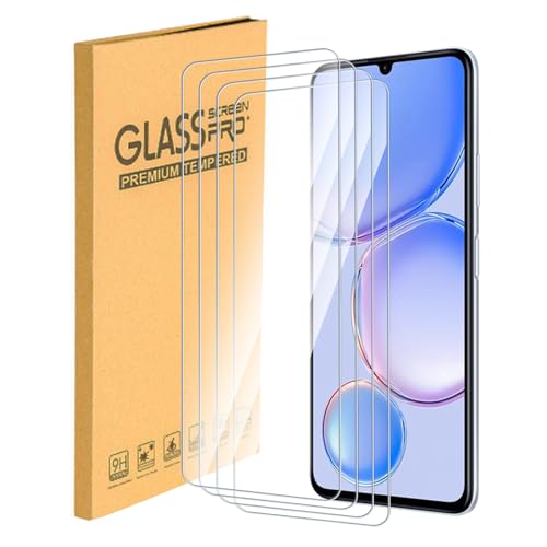 ESACMOT [4 Pack] Displayschutzfolie Kompatibel mit Huawei Enjoy 60 Panzerglasfolie Bruchsicher & Hüllenfreundlich 9H Härte HD Schutzfolie für Huawei Enjoy 60 (6,7 Zoll) von ESACMOT