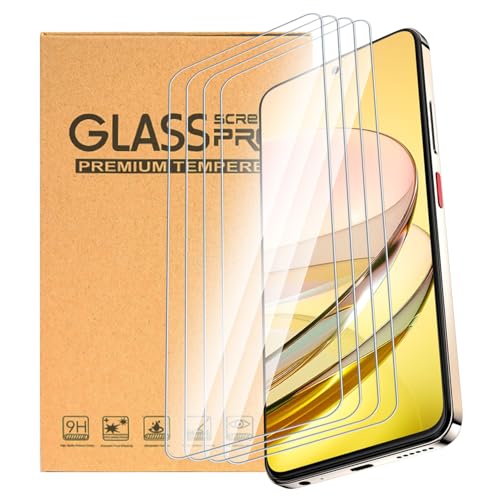 ESACMOT [4 Pack] Displayschutzfolie angepasst für ZTE Axon 60 Lite Panzerglasfolie, bruchsicher & hüllenfreundlich, 9H Härte HD Schutzfolie für ZTE Axon 60 Lite (6,6 Zoll) von ESACMOT