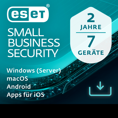 Small Business Security Vollversion Lizenz   7 Geräte 2 Jahre (Download) von ESET