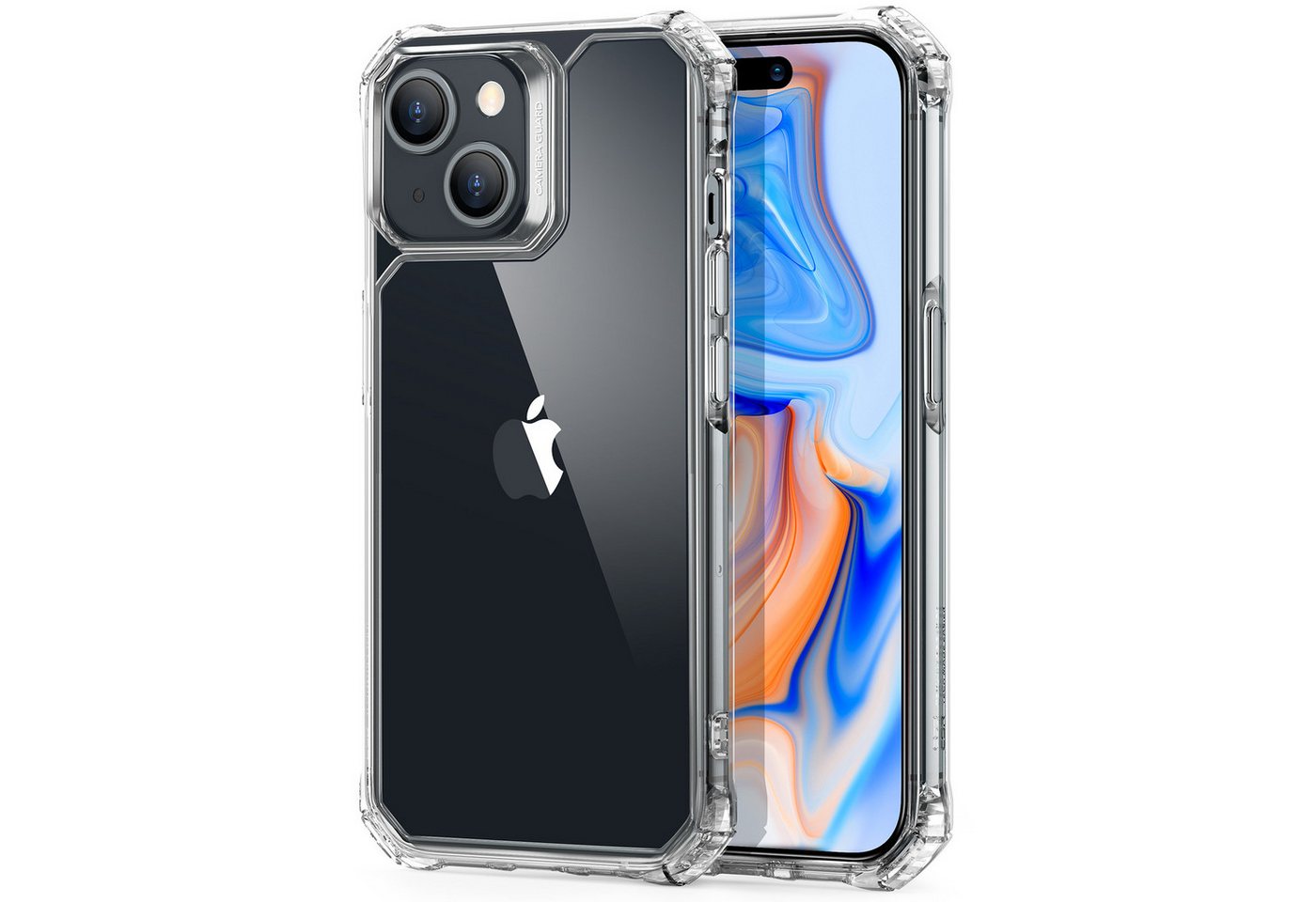 ESR Handyhülle Air Armor Case für iPhone 15 Plus 6,69", Militärnorm MIL-STD-810H 516.8 testzertifiziert, Air-Guard-Ecken von ESR