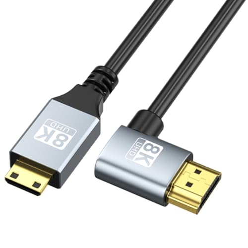 ESTCNK Mini-HDMI-Kabel kompatibel zu HDMI, 8K für tragbare Bildschirme von ESTCNK