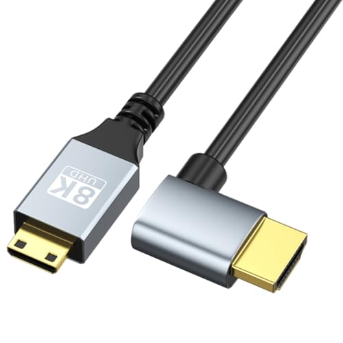 ESTCNK Mini-HDMI-Kabel kompatibel zu HDMI, 8K für tragbare Bildschirme von ESTCNK