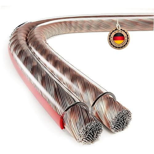 ETEC Lautsprecherkabel CCA 2x0,75mm² transparent 30m ETEC Lautsprecherkabel CCA 2x0,75mm² transparent 30m von ETEC