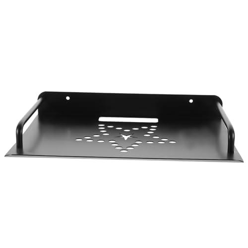 ETHZZLE Projektorhalterung Tv-Halterung Wandmontierter Projektor Wand-Router-Regal Router-speicherhalter Tv-projektor Schwebender Projektorhalter Projektorständer Tv-Regal Aluminium Black von ETHZZLE