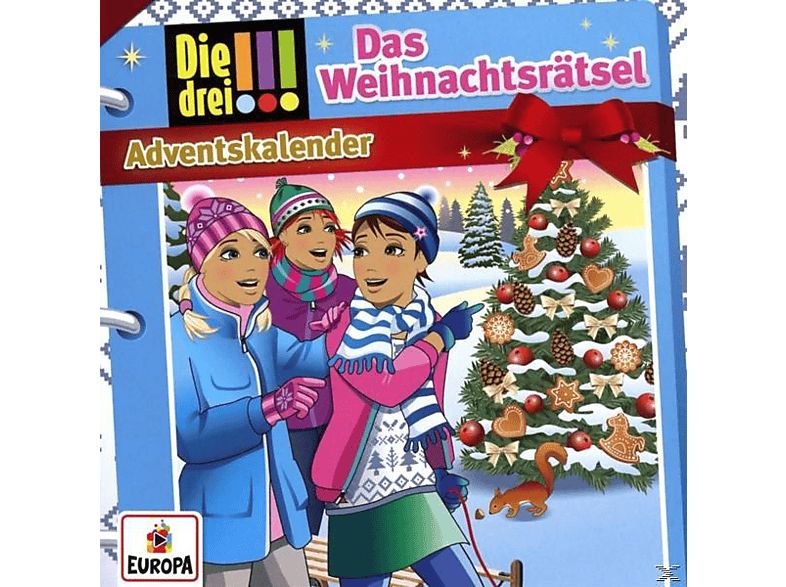 Die Drei ??? - drei !!! Adventskalender: Das Weihnachtsrätsel (CD) von EUROPA/SON