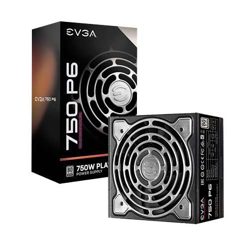 EVGA Supernova 750 P6 Power Supply, 80 Plus Platinum 750W, Fully Modular, 10 Year Warranty, Includes Power ON Self Tester 220-P6-0750-X3 von EVGA