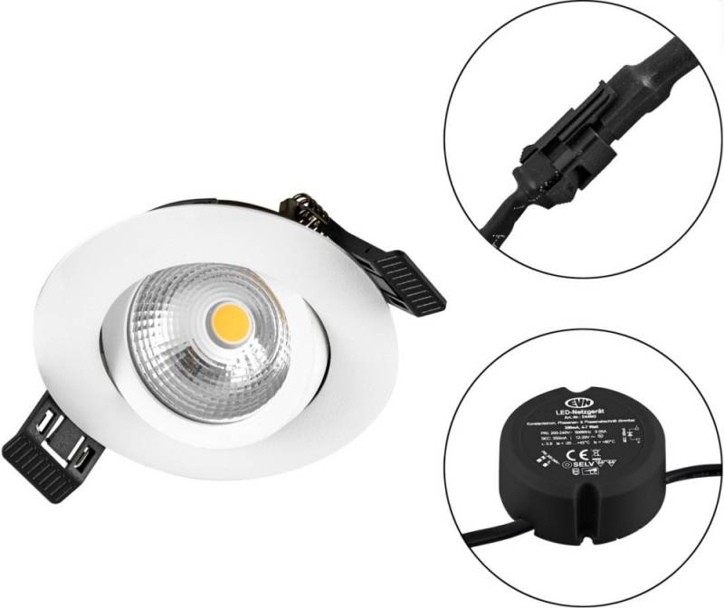 EVN Lichttechnik LED-Einbauleuchte 230V S060102 von EVN Lichttechnik