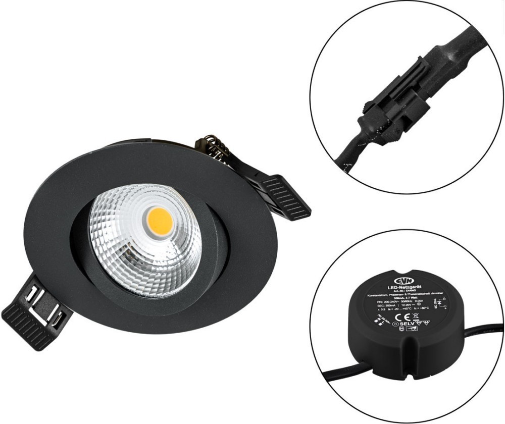 EVN Lichttechnik LED Einbauleuchte 230V S060902 von EVN Lichttechnik